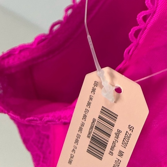 Pink Full-Coverage Bra with Underwire Support - Picture 6 of 7